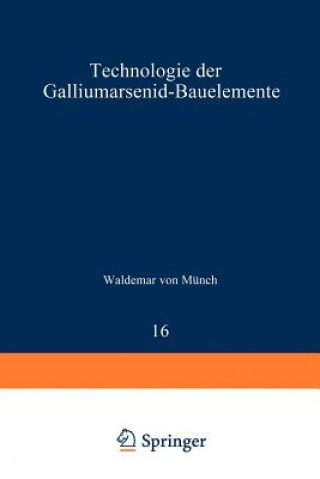 Könyv Technologie der Galliumarsenid-Bauelemente W. v. Münch