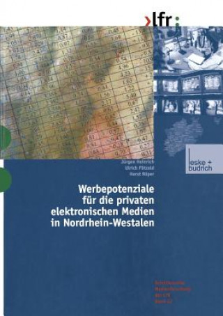 Książka Werbepotenziale F r Die Privaten Elektronischen Medien in Nordrhein-Westfalen Jürgen Heinrich