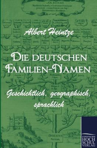 Kniha deutschen Familien-Namen Albert Heintze