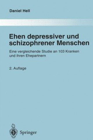 Kniha Ehen depressiver und schizophrener Menschen Daniel Hell