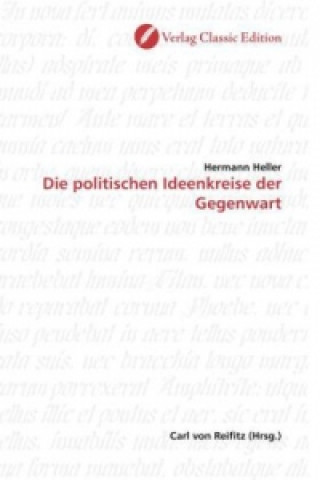 Book Die politischen Ideenkreise der Gegenwart Hermann Heller