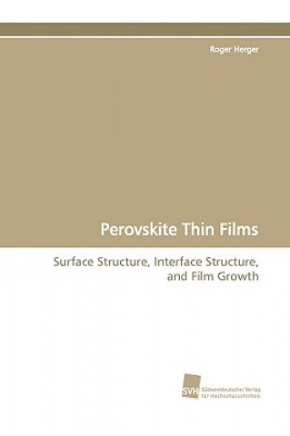 Book Perovskite Thin Films Roger Herger