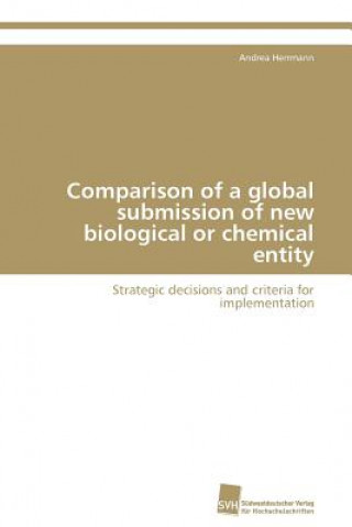 Kniha Comparison of a global submission of new biological or chemical entity Andrea Herrmann