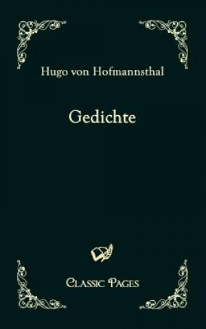 Kniha Gedichte Hugo von Hofmannsthal