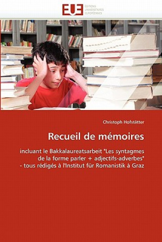 Buch Recueil de M moires Christoph Hofstätter