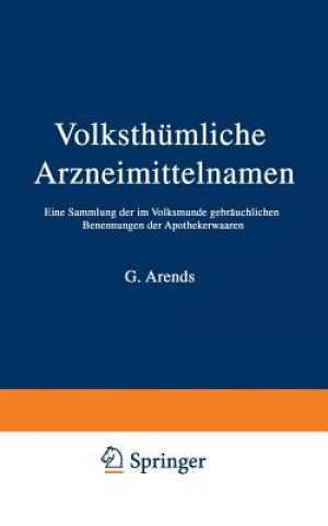 Kniha Volksthumliche Arzneimittelnamen J. Holfert