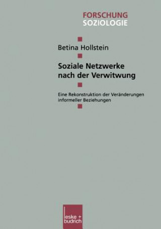 Könyv Soziale Netzwerke Nach Der Verwitwung Betina Hollstein