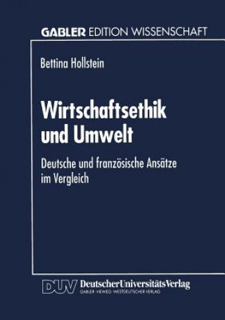 Kniha Wirtschaftsethik Und Umwelt Bettina Hollstein