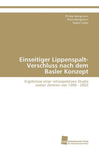 Carte Einseitiger Lippenspalt-Verschluss nach dem Basler Konzept Philipp Honigmann