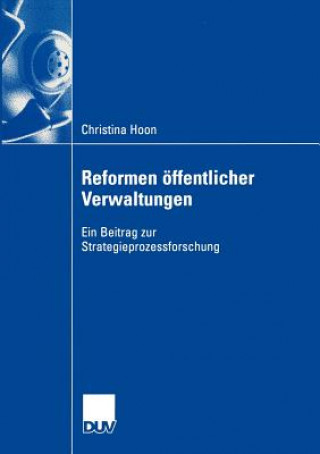 Książka Reformen Offentlicher Verwaltungen Christina Hoon