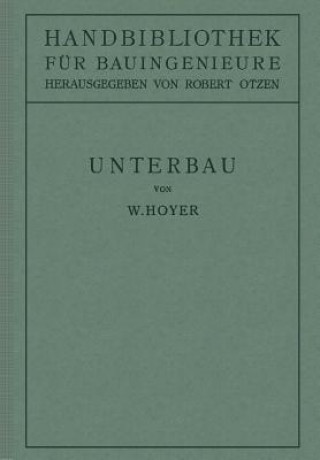 Kniha Unterbau W. Hoyer