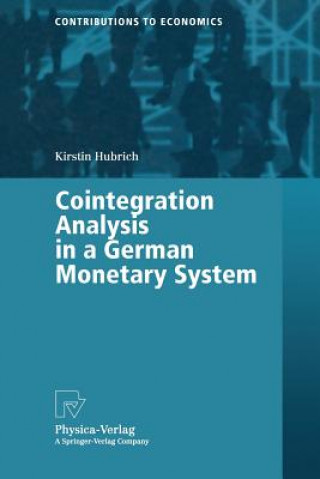 Könyv Cointegration Analysis in a German Monetary System Kirstin Hubrich