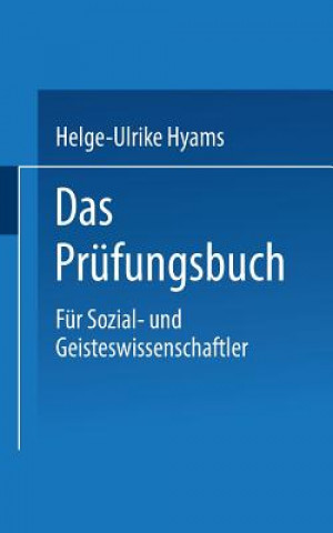 Knjiga Prufungsbuch Helge-Ulrike Hyams