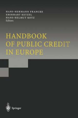 Libro Handbook of Public Credit in Europe Hans-Hermann Francke