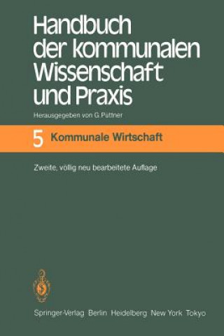 Kniha Handbuch Der Kommunalen Wissenschaft und Praxis Günter Püttner