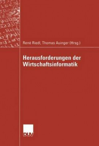Könyv Herausforderungen Der Wirtschaftsinformatik Thomas Auinger