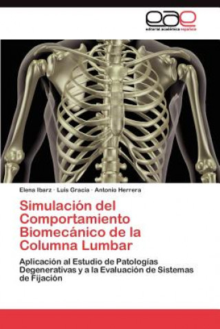 Książka Simulacion del Comportamiento Biomecanico de la Columna Lumbar Ibarz Elena