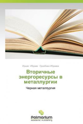 Könyv Vtorichnye Energoresursy V Metallurgii Irshek Ibraev