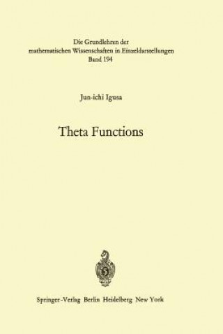 Livre Theta Functions Jun-ichi Igusa