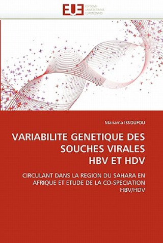 Kniha Variabilite Genetique Des Souches Virales Hbv Et Hdv Mariama Issoufou