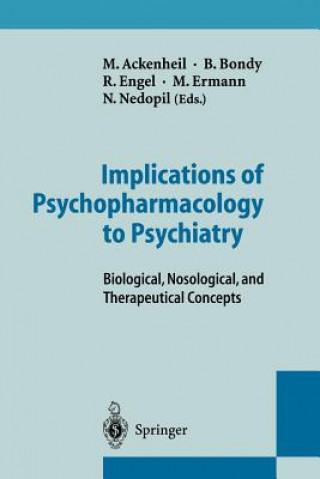 Kniha Implications of Psychopharmacology to Psychiatry M. Ackenheil