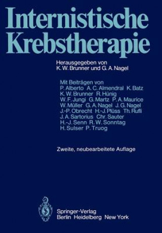 Книга Internistische Krebstherapie K. W. Brunner