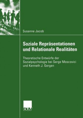 Kniha Soziale Reprasentationen und Relationale Realitaten Susanne Jacob