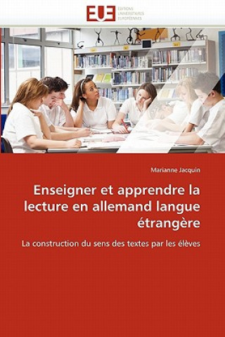 Carte Enseigner Et Apprendre La Lecture En Allemand Langue  trang re Marianne Jacquin