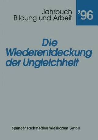 Książka Die Wiederentdeckung Der Ungleichheit Axel Bolder