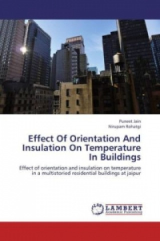 Kniha Effect Of Orientation And Insulation On Temperature In Buildings Puneet Jain