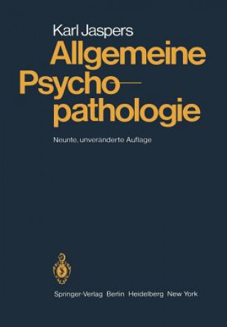 Книга Allgemeine Psychopathologie Karl Jaspers
