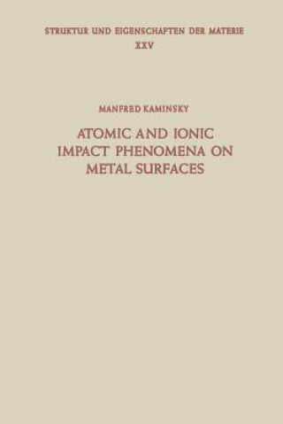 Könyv Atomic and Ionic Impact Phenomena on Metal Surfaces M. Kaminsky