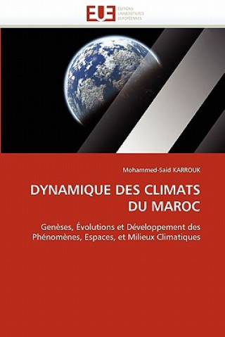 Buch Dynamique Des Climats Du Maroc Mohammed-Said Karrouk