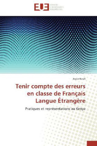 Książka Tenir compte des erreurs en classe de Français Langue Étrangère Joyce Kasili