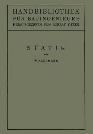 Kniha Statik Walther Kaufmann