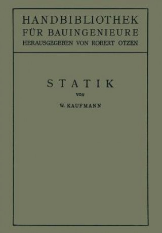 Buch Statik Walther Kaufmann