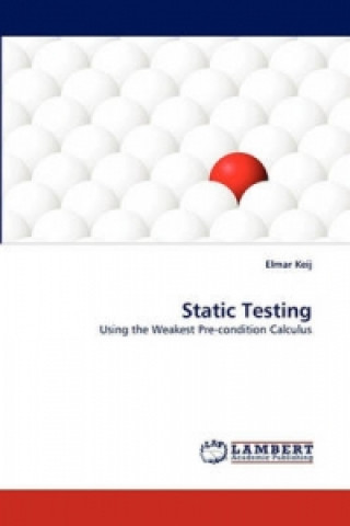 Könyv Static Testing Elmar Keij