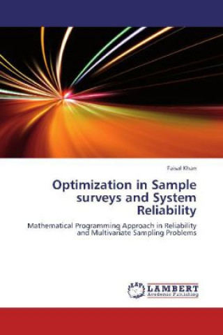 Könyv Optimization in Sample surveys and System Reliability Faisal Khan