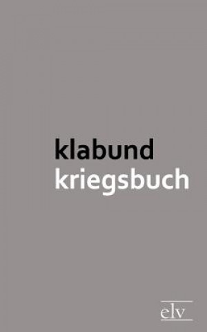 Kniha Kriegsbuch labund