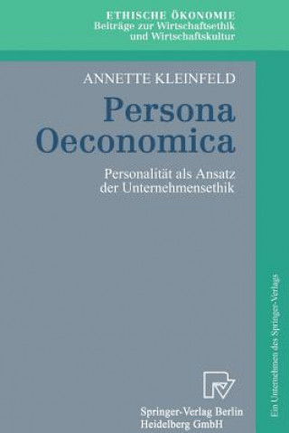 Kniha Persona Oeconomica Annette Kleinfeld