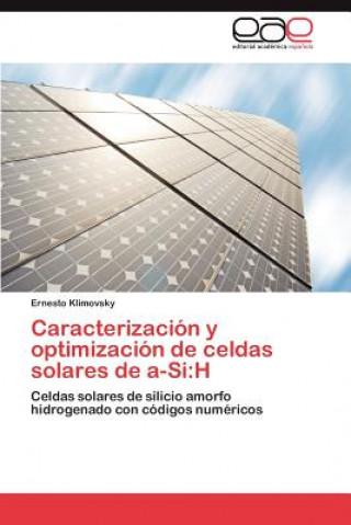 Könyv Caracterizacion y optimizacion de celdas solares de a-Si Ernesto Klimovsky