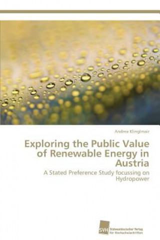 Книга Exploring the Public Value of Renewable Energy in Austria Andrea Klinglmair