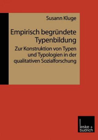 Książka Empirisch Begr ndete Typenbildung Susann Kluge