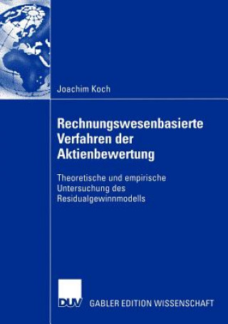 Kniha Rechnungswesenbasierte Verfahren der Aktienbewertung Joachim Koch