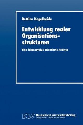 Könyv Entwicklung realer Organisationsstrukturen Bettina Kogelheide