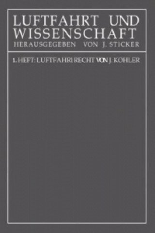 Książka Luftfahrtrecht NA Kohler