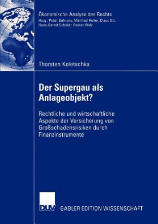 Knjiga Supergau als Anlageobjekt? Thorsten Koletschka