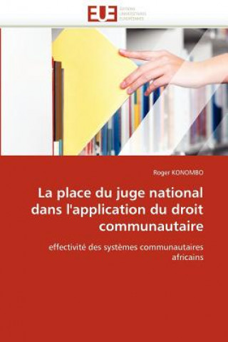 Książka Place Du Juge National Dans l'Application Du Droit Communautaire Roger Konombo