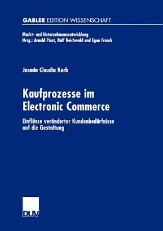 Kniha Kaufprozesse im Electronic Commerce Jasmin C. Korb