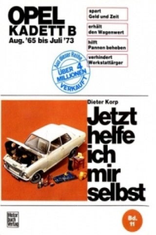 Kniha Opel Kadett B   ab August '65 Dieter Korp